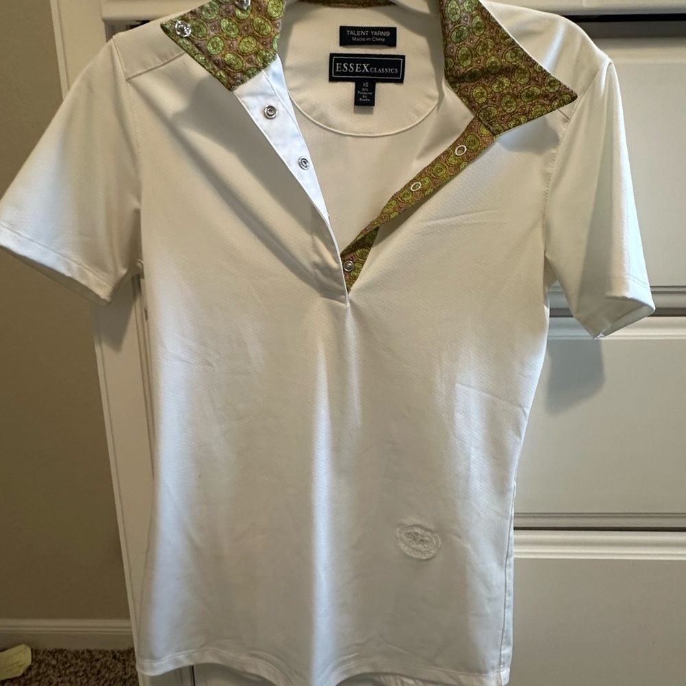 Women's White Polo Shirt